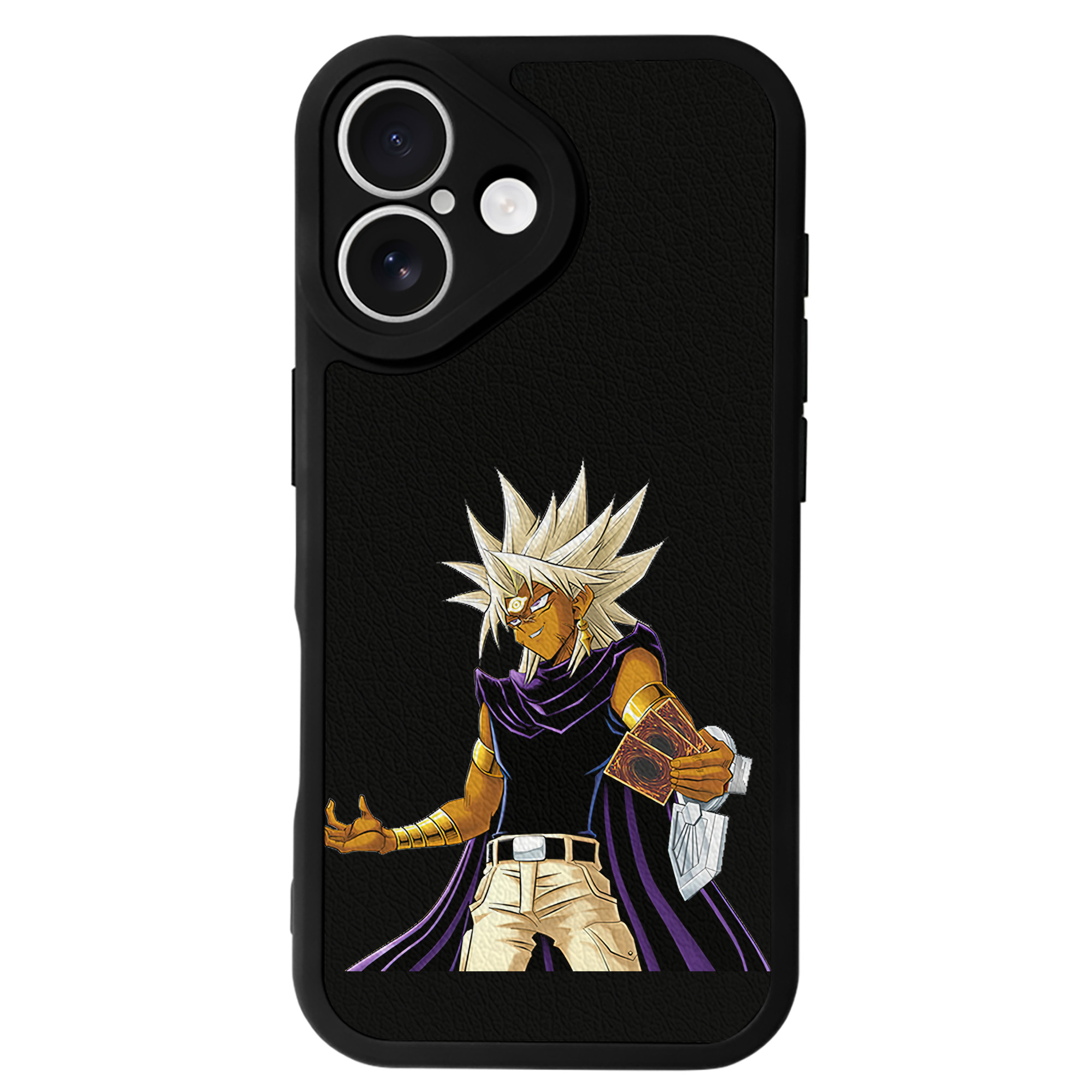 遊☆戯☆王 Yu-Gi-Oh! 【iPhone 16シリーズ対応】シリコンスマホケース（レザー調） 材質：シリコン